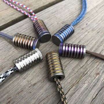 Grooved Knotless Titanium Bead